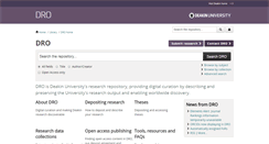 Desktop Screenshot of dro.deakin.edu.au